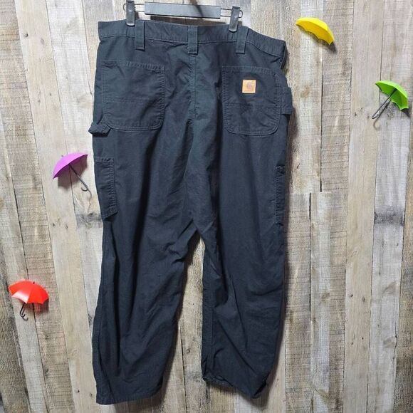 5/$25 Carhartt B151 - Canvas Work Loose Fit Pants 42x30 - Picture 3 of 5